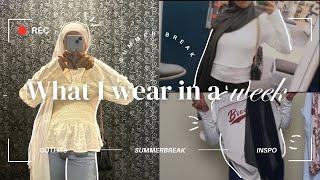 Summer Outfits |  What I Wear In A Week On SUMMER BREAK | Outfit Inspo