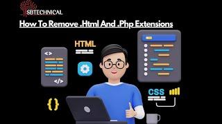 how to remove html extension from website url