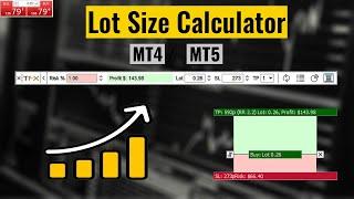 MT4 Lot Size Calculator - Position Size Calculator [MT4/MT5]