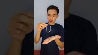 MENYALA  Tutorial Trik Sulap Karet Mudah  #youtubeshorts #shorts #viral #magic #tutorial