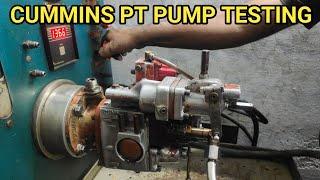 CUMMINS PUMP TESTING ! CUMMINS FUEL PUMP TESTING ! PT PUMP REPAIR ! CUMMINS DIESEL PT PUMP TESTING