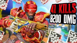 SUPER NEWCASTLE 41 KILLS AND 8200 DAMAGE IN AMAZING TWO GAMES (Apex Legends Gameplay Season 20)