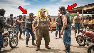 Bikers Harass A Fat Farmer At A Market, Not Knowing He’s A Retired Delta Force Commander