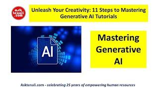 Unleash Your Creativity: 11 Steps to Mastering Generative AI Tutorials