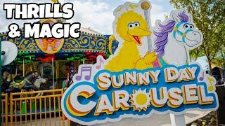 Visiting the Sunny Day Carousel | Sesame Place 2024