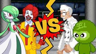 M.U.G.E.N Battles | Ronald McDonald/Gardevoir vs Colonel Sanders/Bok Choy Boy