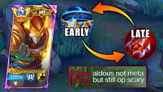 NEW ALDOUS PERFECT TRUE DAMAGE BUILD FOR EARLY TO LATE GAME 99% BRUTAL DAMAGE - Mobile Legends