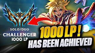 I FINALLY reached 1000 LP with Ezreal! (Challenger Ezreal Full Gameplay)