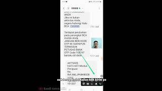 Cara Mengatasi Bca Mobile Tidak Bisa Login | Gagal Kirim Sms. #bcamobile