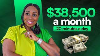 This Simple Side Hustle Earns $38,500/Month in Just 20 Minutes Daily