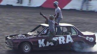 Katra drives from passenger side of his V8 E30