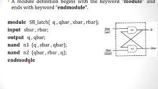 Module 2-  Module Declaration- Verilog HDL-lecture 6