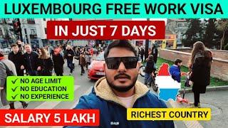 Luxembourg  Jobs For Indian | How to apply Luxembourg jobs from india | Luxembourg work visa 2024