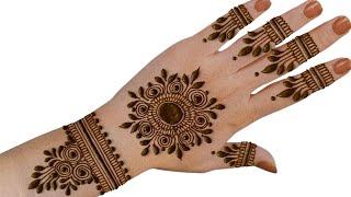 Easy mehndi design |Simple mehndi design |mehndi design| mehndi| stylish mandala mehndi design