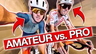 Why I can TRAIN with pro cyclists, but can't RACE with them...