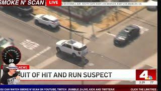 POLICE CHASE HIT & RUN SUSPECT w/ STOLEN SUV OUT OF ARIZONA CHP IN PURSUIT