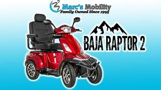Pride Raptor - Fast 4 Wheel Mobility Scooter - Baja Raptor 2 BA340 - Full Review