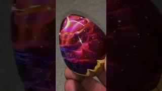 Incredible egg made of epoxy resin