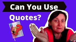 Using Quotes In Your KDP Low Content Books