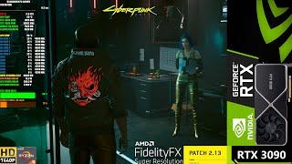 Cyberpunk 2077 Patch 2.13 Psycho Ray Tracing FSR 3+FG 1440p | RTX 3090 | R9 7900X3D