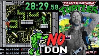 [TMNT] Glitchless, Two-Hole Check, No Donatello speedrun in 28:29 | 2025 01 04