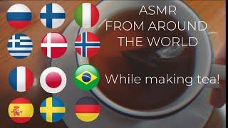 ASMR in 12 Different Languages (French, Greek,Japanese,Spanish,Danish, German,Italian & More)