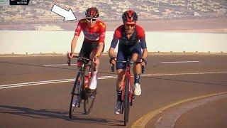 What can INEOS do when Tadej Pogacar is like this | UAE Tour 2022 Stage 7 Jebel Hafeet