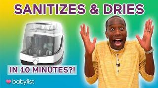 EASY Sanitize & Dry Bottles in MINUTES! *Baby Brezza SUPERFAST Sterilizer Dryer*