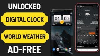 Best Digital Clock and World Weather App for Android