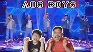 AOS Boys - Mash-up The Hits of 2000's | All Out Sundays | October 1 2023 | BARDAGULAN REACTION