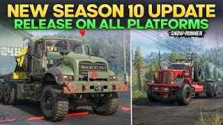 New Season 10 Update Release on All Platforms in SnowRunner Everything You Need to Know