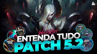 ENTENDA TUDO: 4 NOVOS ITENS, 30 SKINS, 2 ARAUTOS, AIRDROPS, CAMPEÕES E MAIS! PATCH 5.2 | Wild Rift