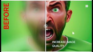 How To Increase Image Clarity Online | DesignWithAI