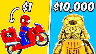 $1 vs $10,000 LEGO Minifigure