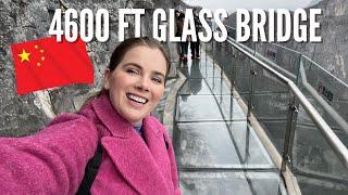 WOULD YOU WALK ON THIS GLASS BRIDGE IN CHINA?? | Tianmen Mountain, Zhangjiajie