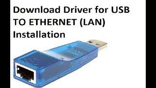 How to Download Driver and install sr9600 usb to flash enthernet adapter