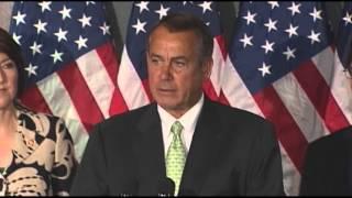 Boehner Uses Strong Language to Prod Senate