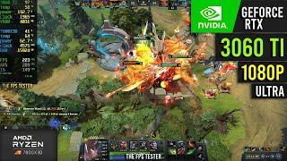 Dota 2 | RTX 3060 Ti + Ryzen 7 7800X3D | Maximum Settings | 1080p