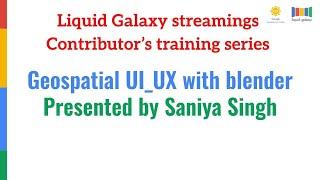 Mastering geospatial ui/ux with Figma Presented by Saniya Singh