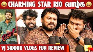 Charming Star Rio வாழ்க VJ Siddhu Vlogs Fun Review | Joe Movie Review