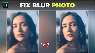 How to Sharpen and Fix Blurry Photos - Photoshop Tutorial