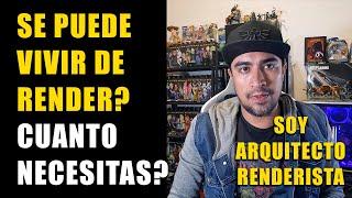 SE PUEDE VIVIR COMO RENDERISTA?  EN MÉXICO Y LATAM 