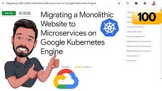 Migrating a Monolithic Website to Microservices on Google Kubernetes Engine | Qwiklabs GSP699 | GCP