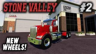 STONE VALLEY #2 / NEW WHEELS / Farming Simulator 19 PS4 Let's Play FS19.