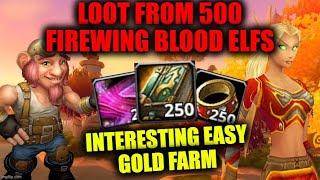 500 FIREWING BLOOD ELFS WOW CLASSIC TBC GOLD FARM