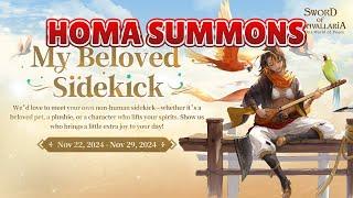 HOMA SUMMONS & BUILD GUIDE - LIL BIRDIE SAID I WILL GET LUCKY [Sword of Convallaria]