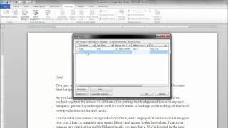 Mail Merge in Microsoft Word 2010 - For Beginners