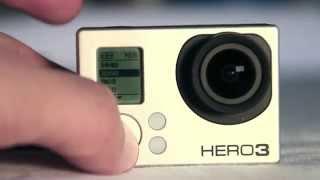 Basic GoPro Hero3 set up for complete beginners