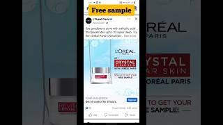 L'oreal Paris free sample #freesample #lorealparis #smytten #freeproducts #ytshorts #tending #viral