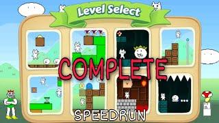 COMPLETE Cat Mario Full Stage | Syobon Action Full Stage | Super Cat World